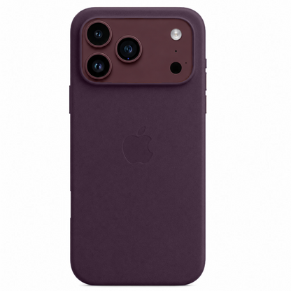 iPhone 18 Pro Max Leather Case with MagSafe & IC Animation - Pruple