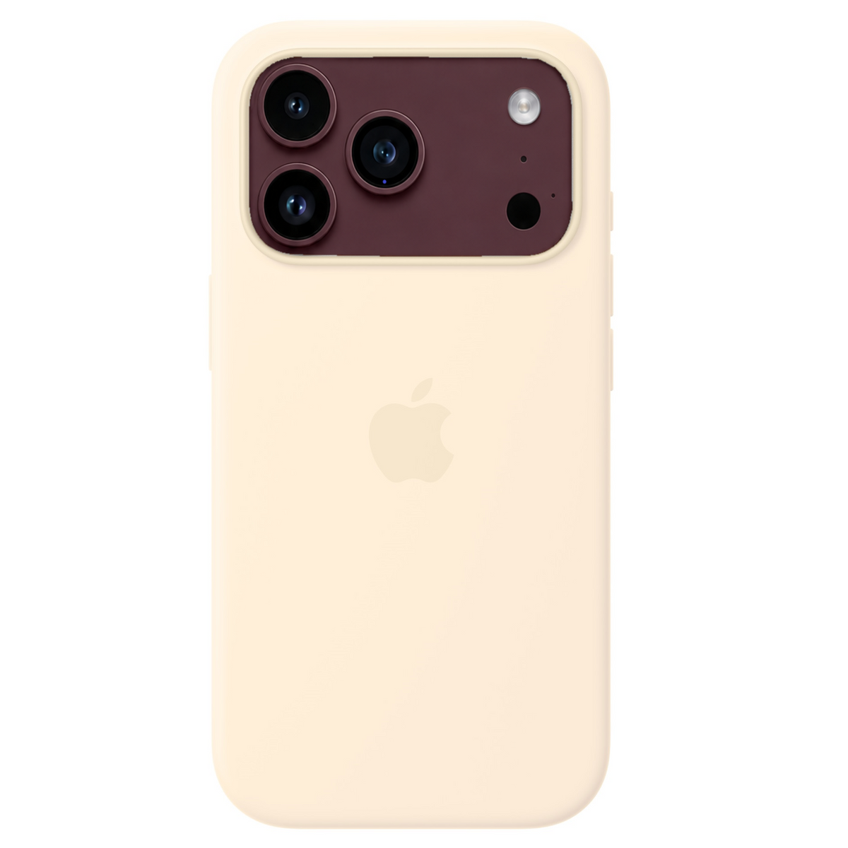 iPhone 18 Pro Silicone Back Cover Case with MagSafe - Vanilla