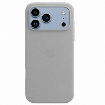 iPhone 18 Pro Max Premium Leather Style Case with MagSafe - Gray