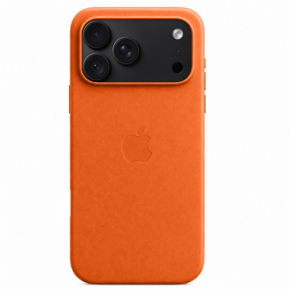 iPhone 18 Pro Premium Leather Style Case with MagSafe - Orange