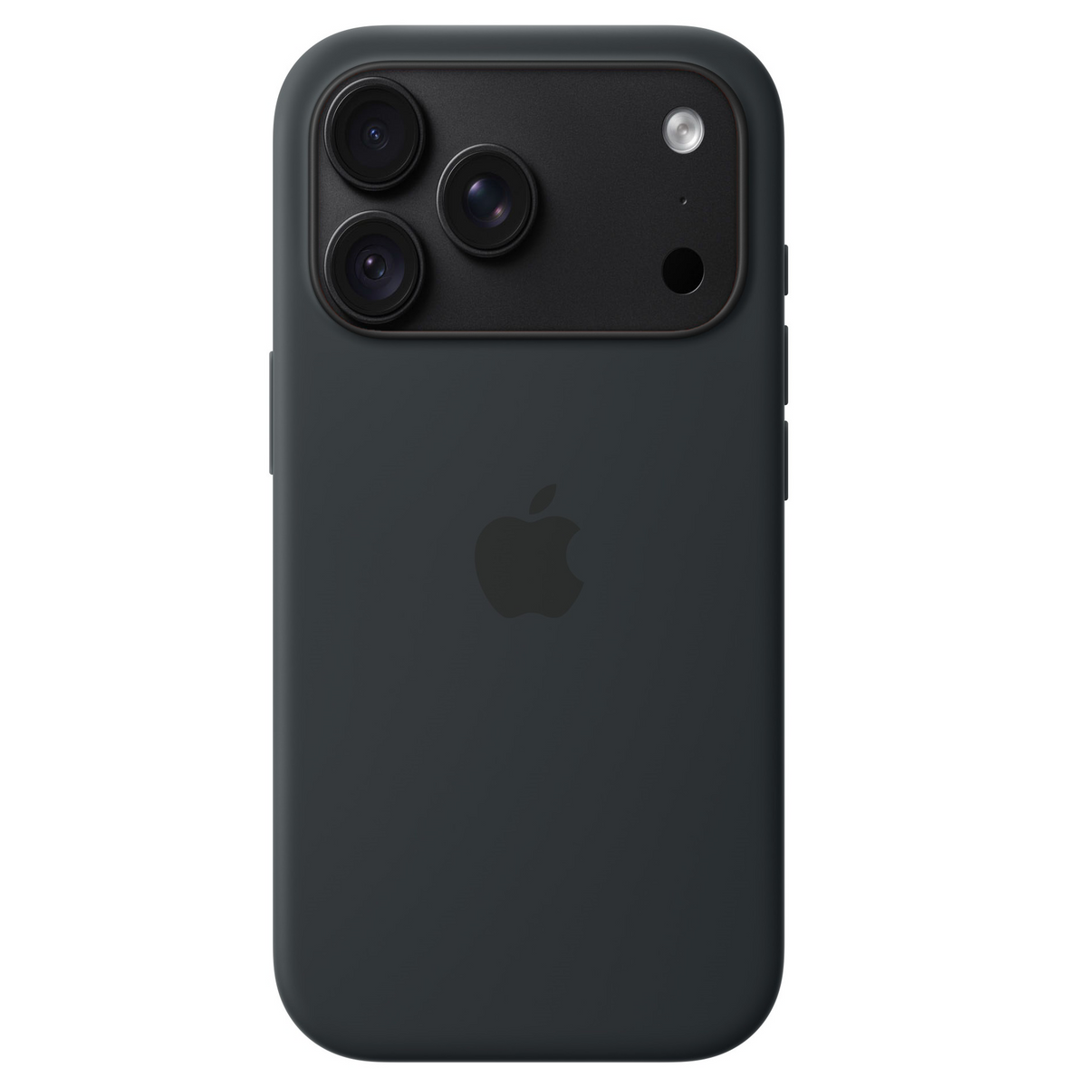 iPhone 18 Pro Max Silicone Back Cover Case with MagSafe & Camera Control Button - Black