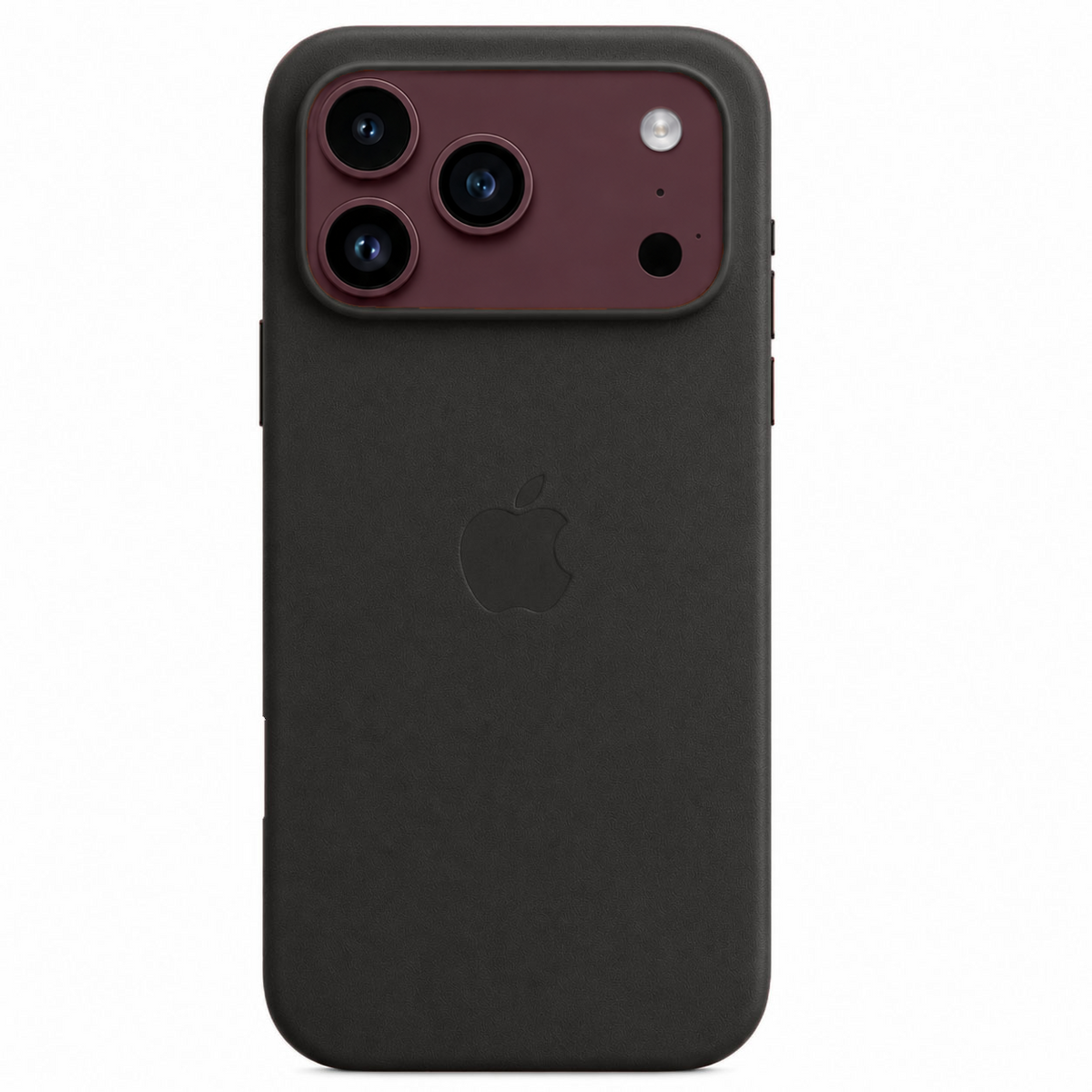 iPhone 18 Pro Max Premium Leather Style Case with MagSafe - Black