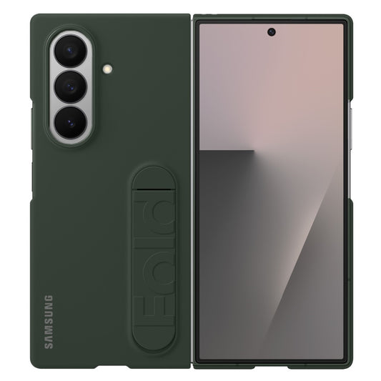 Samsung Galaxy Z Fold 7 Matte Skin Feel PC Hard Case with Kickstand - Green