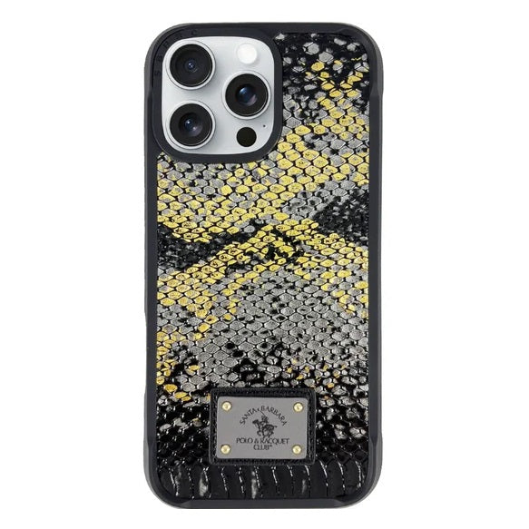 iPhone 16 Pro Santa Barbara Polo Sagar Series Original Case - Black