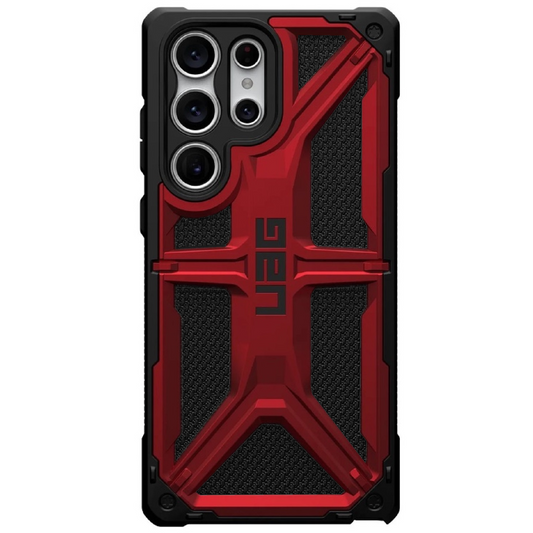 Samsung Galaxy S23 Ultra UAG Monarch Rugged Armor Kevlar Protective Case - Red