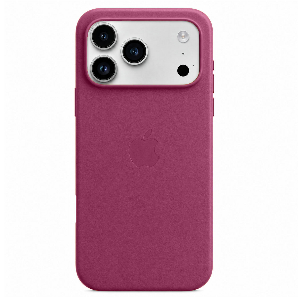 iPhone 18 Pro Leather Case with MagSafe & IC Animation - Mulberry