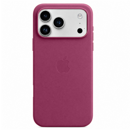 iPhone 18 Pro Leather Case with MagSafe & IC Animation - Mulberry