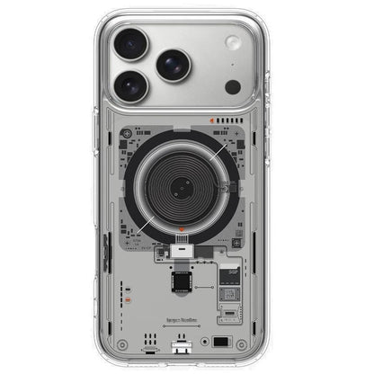 iPhone 17 Pro Machine Style Hybrid Shockproof Case with Magsafe - Neon