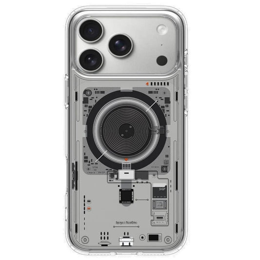 iPhone 17 Pro Max Machine Style Hybrid Shockproof Case with Magsafe - Neon