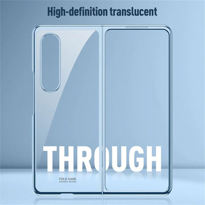 Samsung Galaxy Z Fold 5 Ultra-Thin Protective Chrome Case - Ice Blue