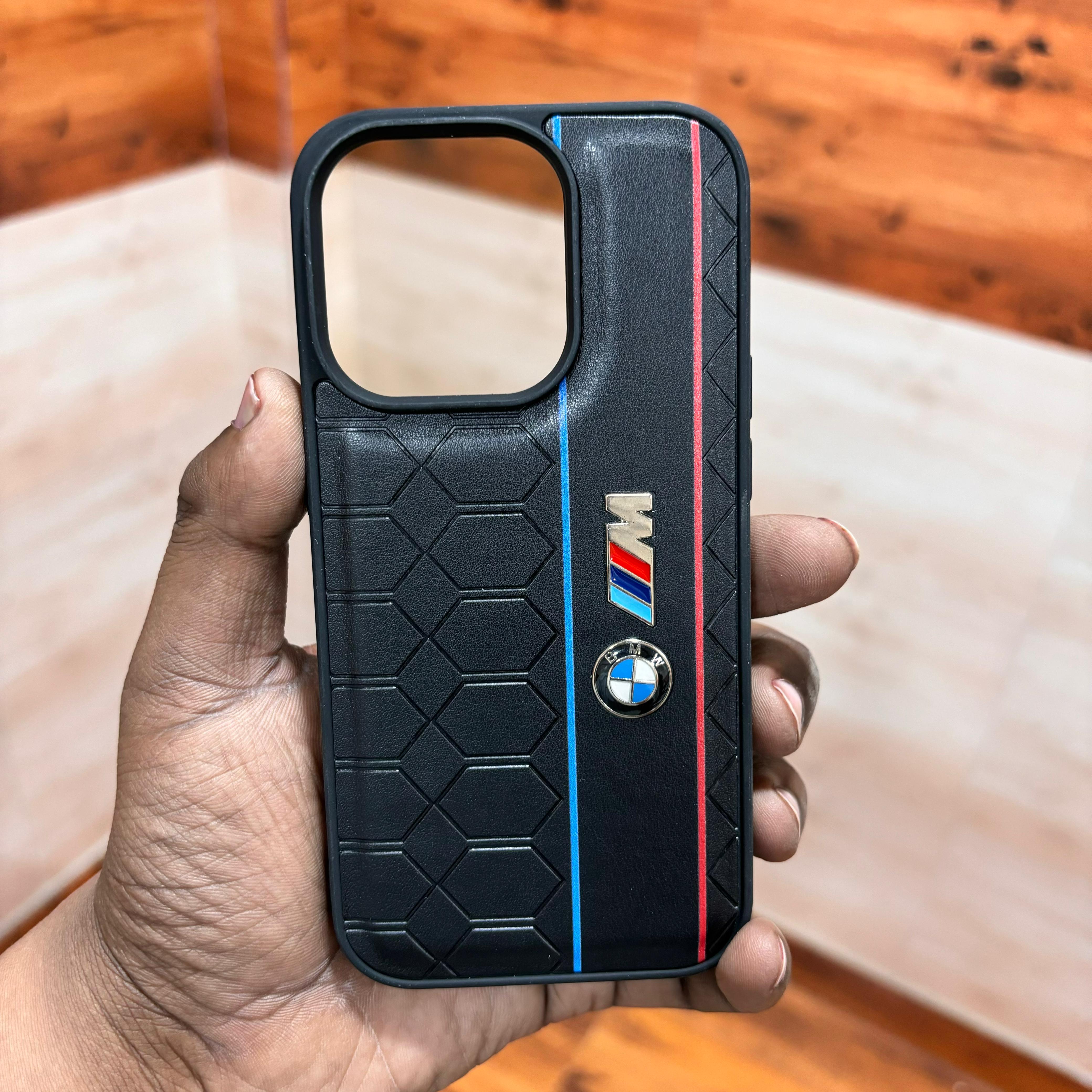 BMW M Performance M Sport Tricolour Leather Keyring – Luxury Key Fob – Free Postage