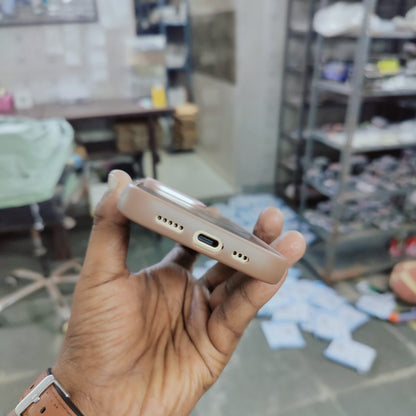 iPhone 16 Pro Semi Transparent Matte Frosted Case with Magsafe - Desert