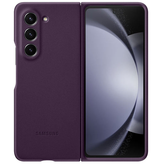 Samsung Galaxy Z Fold 5 Eco Leather Slim Fit Case - Purple