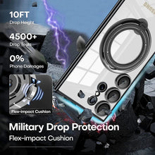 Samsung Galaxy S23 Ultra Magnetic Kiscktand Anti Yellowing Electroplating Case