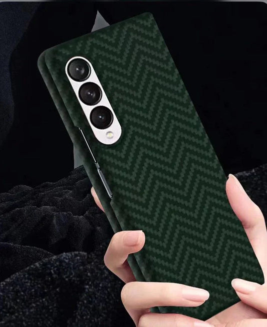 Samsung Galaxy Z Fold 4 Original Carbon Fiber Case-Green