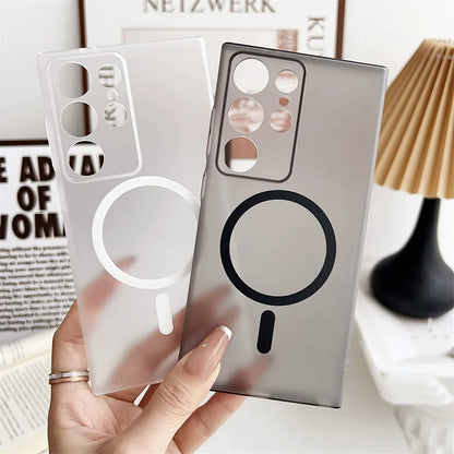 Samsung Galaxy S24 Ultra Paper Thin Case with MagSafe - Matte White