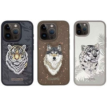 iPhone 15 Pro Savanna Series Santa Barbara Leather Case - Tiger