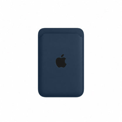 Silicone MagSafe Wallet – Slim Magnetic Card Holder for iPhone - Blue