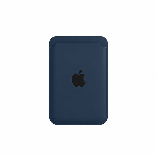 Silicone MagSafe Wallet – Slim Magnetic Card Holder for iPhone - Blue