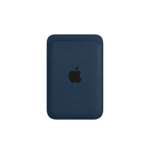 Silicone MagSafe Wallet – Slim Magnetic Card Holder for iPhone - Blue