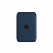 Silicone MagSafe Wallet – Slim Magnetic Card Holder for iPhone - Blue