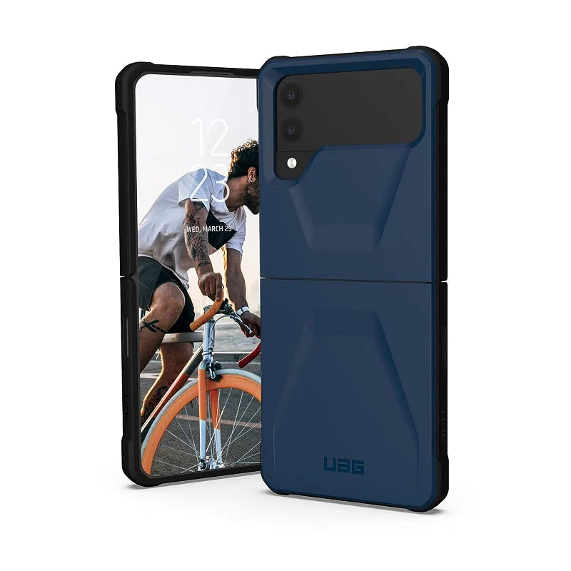 Samsung Galaxy Z Flip 4 UAG Civilian Ultra Thin Shock-Absorbentd Protection Case-Blue