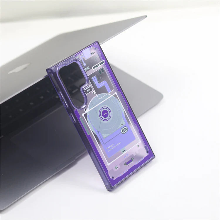 Samsung Galaxy S23 Ultra Zero One Hybrid Shockproof Case - Purple