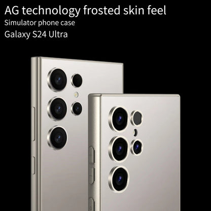 Samsung Galaxy S24 Ultra GKK Soft Sleek Matte PC Skin Feel Case - Blue