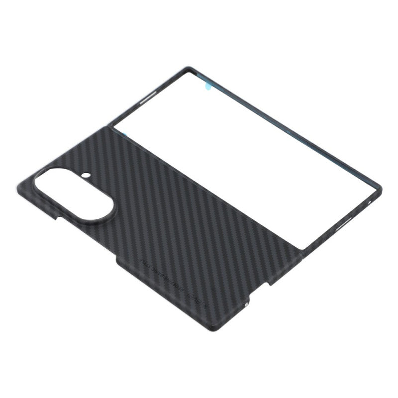 Samsung Galaxy Z Fold7 Carbon Case, X-level 0.6mm Thin Nanofiber Carbon Case - Black