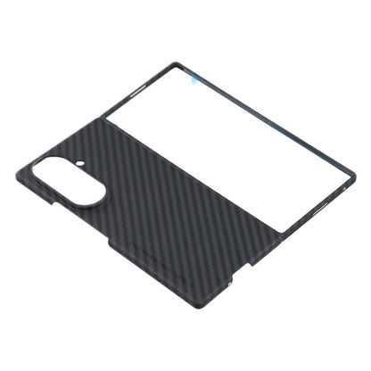 Samsung Galaxy Z Fold7 Carbon Case, X-level 0.6mm Thin Nanofiber Carbon Case - Black