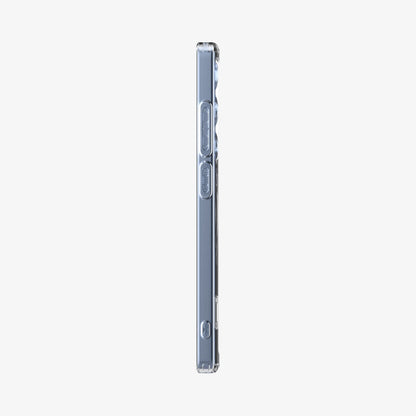 Samsung Galaxy S25 Ultra Shockproof Transparent Case with Metal Kickstand Holder - Clear