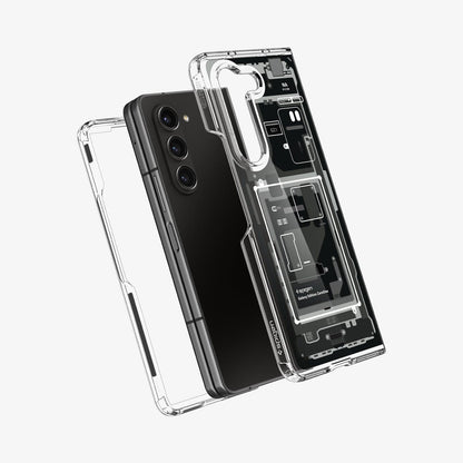 Samsung Galaxy Z Fold 5 Ultra Hybrid Back Cover Case (TPU + Poly Carbonate)