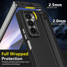 Samsung Galaxy Z Fold 7 Skin Feel Case with Metal Stand, S Pen & Front Glass