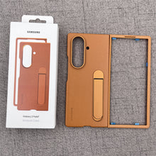 Samsung Galaxy Z Fold8 Ultra Leather Case with Kickstand – Kindsuit Leather Cover - Brown