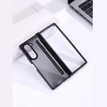 Samsung Galaxy Z Fold6 Shockproof Case with Hinge Protection & Stylus - Smoke