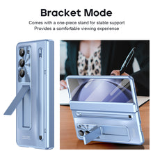 Samsung Galaxy Z Fold7 Electroplating Case with Stylus, Kickstand & Glass Protection