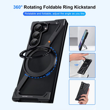 Samsung Galaxy Z Fold 7 Framless Z Shape Metal Bumper with Magsafe & 360° Rotation Ring
