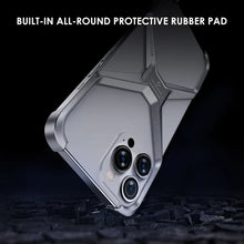 iPhone 15 Pro Rimless Metal Alloy Titanium Aluminum Bumper Case - Gray