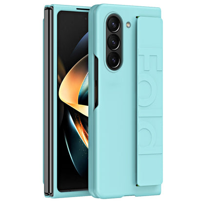 Samsung Galaxy Z Fold 6 Strap Holder Hard Shell Case - Black