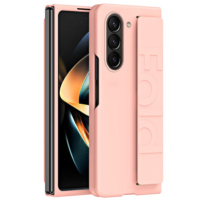 Samsung Galaxy Z Fold 6 Strap Holder Hard Shell Case - Black