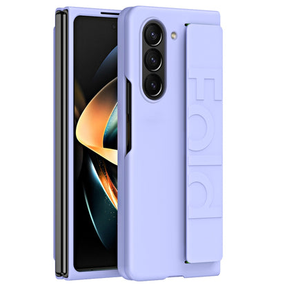 Samsung Galaxy Z Fold 6 Strap Holder Hard Shell Case - Black