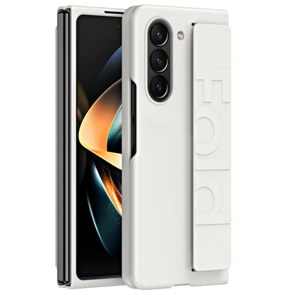 Samsung Galaxy Z Fold 6 Strap Holder Hard Shell Case - Black