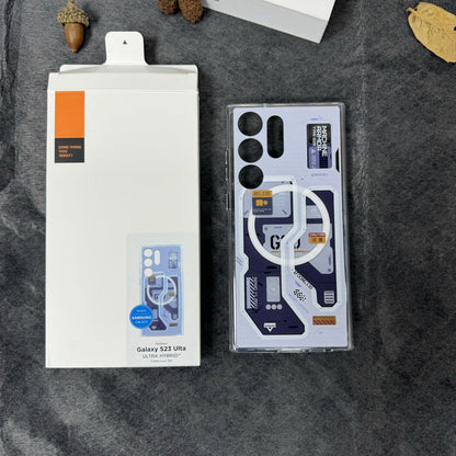 Samsung Galaxy S22 Ultra Zero One G20 Edition Hybrid Shockproof Case with Magsafe - White