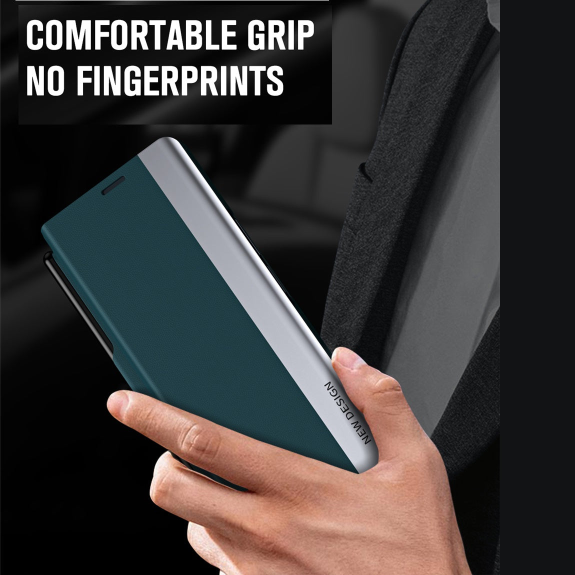 Samsung Galaxy Z Fold 6 Shockproof Leather Flip Case With S Pen Holder - Blue