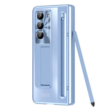 Samsung Galaxy Z Fold7 Electroplating Case with Stylus, Kickstand & Glass Protection