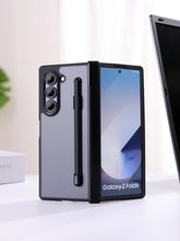 Samsung Galaxy Z Fold7 Shockproof Case with Hinge Protection & Stylus - Smoke
