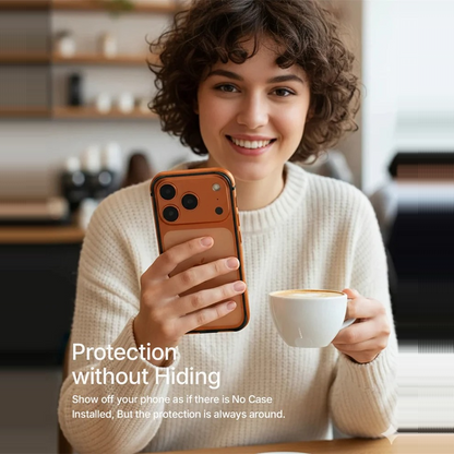 iPhone 17 Pro Aluminum Frame Metal Bumper Case - Blue