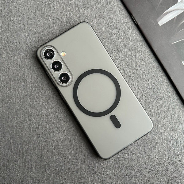Samsung Galaxy S22 Paper Case Ultrathin Slim Profile Case with MagSafe - Smoke Black