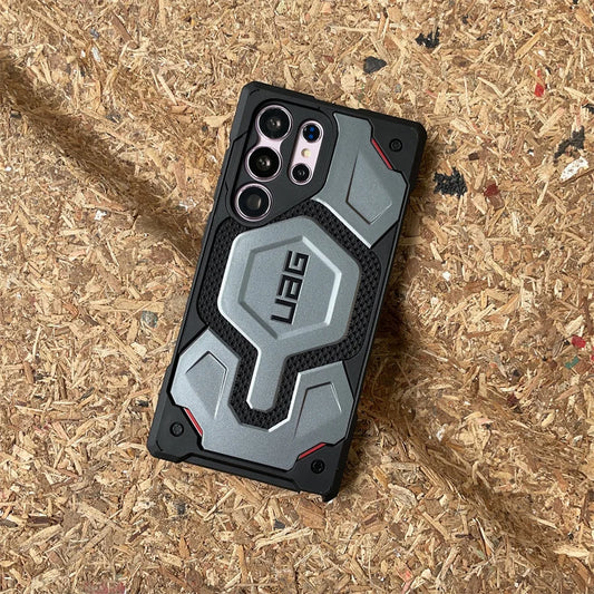 Samsung Galaxy S23 Ultra UAG Monach Pro Kevlar Armor Magsafe Case - Gray