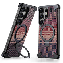 Samsung Galaxy S26 Ultra Frameless Metal Bumper Case with Magsafe and Stand - Sunrise